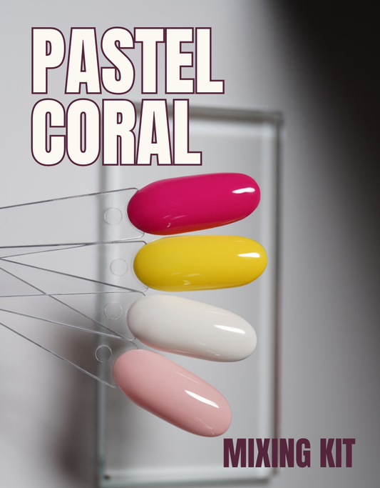 The Attain Pastel Coral Kit | Mix Your Own Gel Polish Colors
