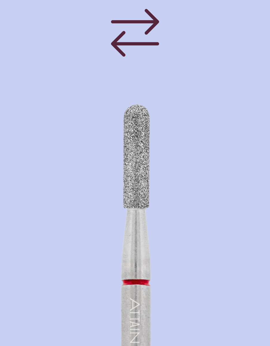 Attain Prep Bi-Directional Fine Diamond E-File Bit